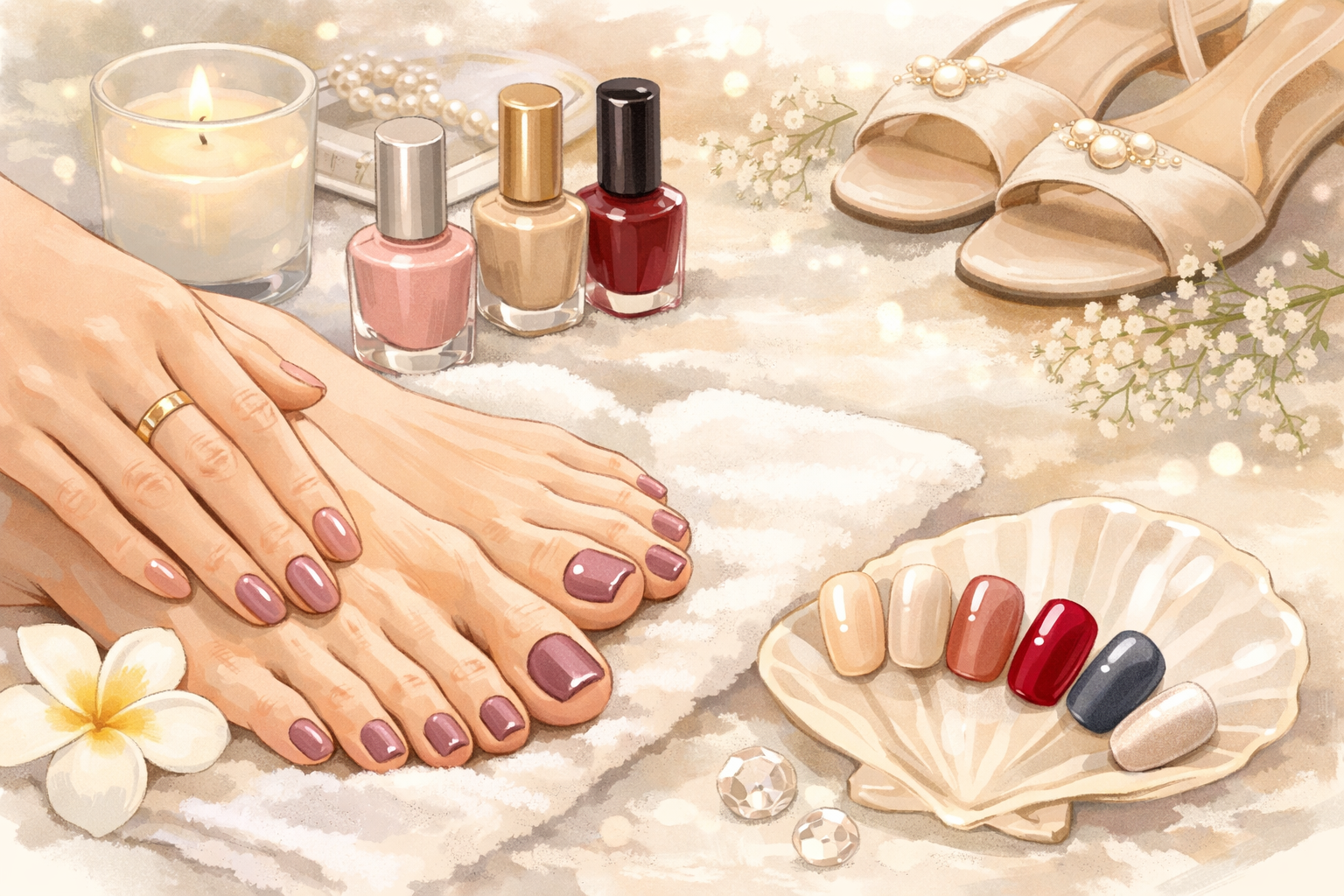 50代のペディキュアの色はこれ！上品で美しい足元を叶える選び方とおすすめカラー7選！