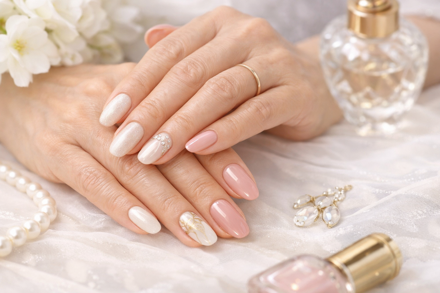手が綺麗に見えるネイル60代はこれ！上品に若見えするカラーとデザイン7選