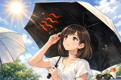 日傘の内側は何色がいい？黒が最強な理由と選び方のポイント！