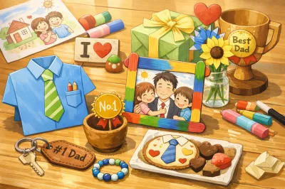 父の日プレゼントは手作りで小学生も簡単！感謝が伝わるアイデア7選