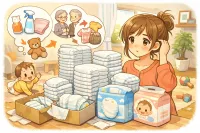 新生児のおむつを買いすぎた！今すぐ試せる対処法と失敗しない購入のコツ