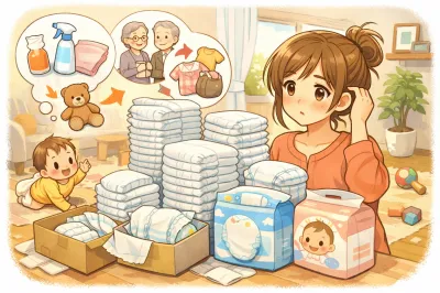 新生児のおむつを買いすぎた！今すぐ試せる対処法と失敗しない購入のコツ