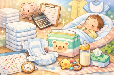 新生児用オムツはどれくらい必要？1ヶ月の必要枚数と賢い準備のコツを解説！