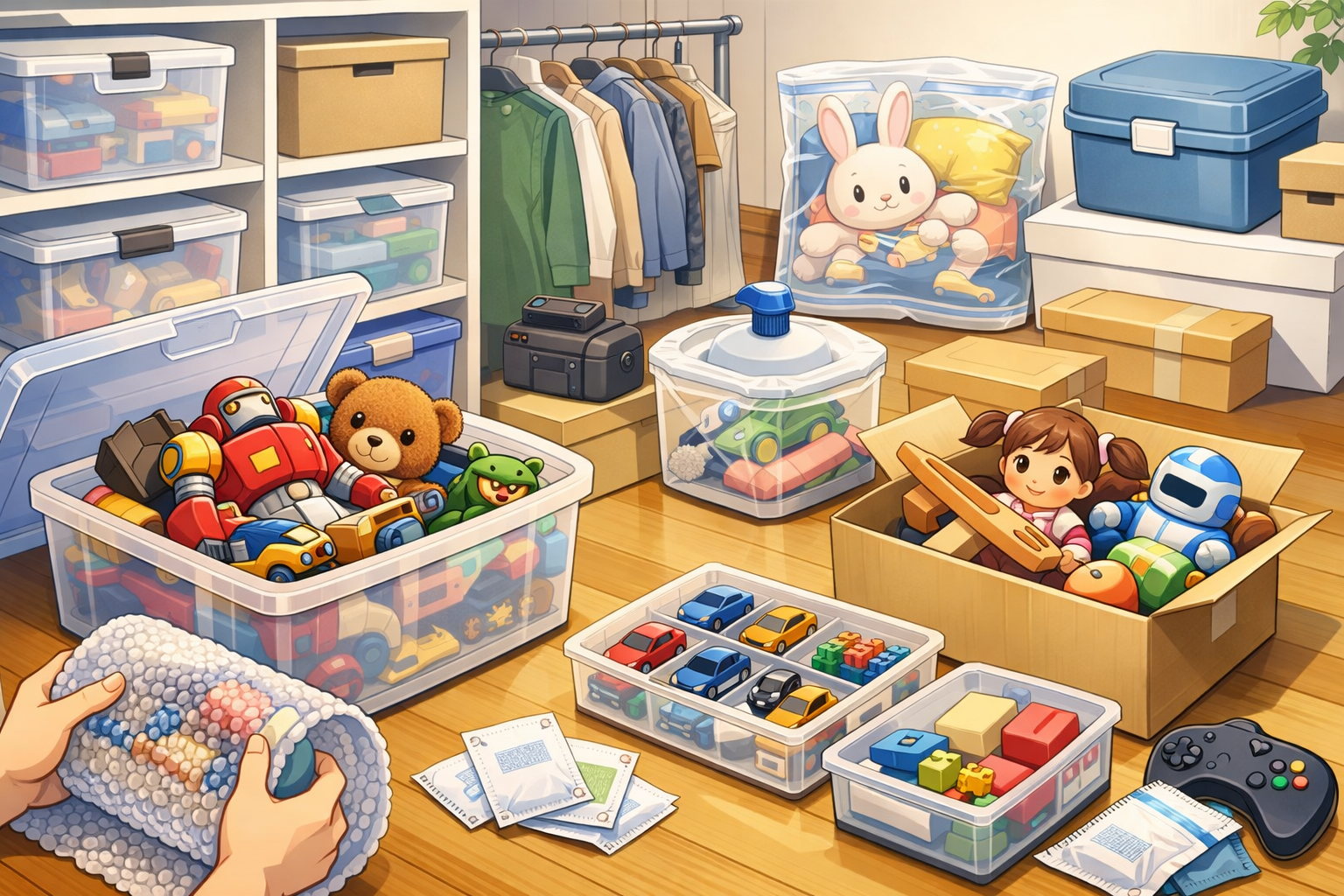 使わなくなったおもちゃの保管方法！長期保存のコツと整理術を解説