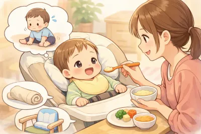 離乳食の腰座り前の食べさせ方は？安全な姿勢や5つのコツをご紹介！