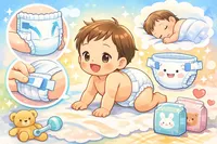 背中漏れしにくいオムツのテープ選び！赤ちゃんも安心のおすすめポイントを解説