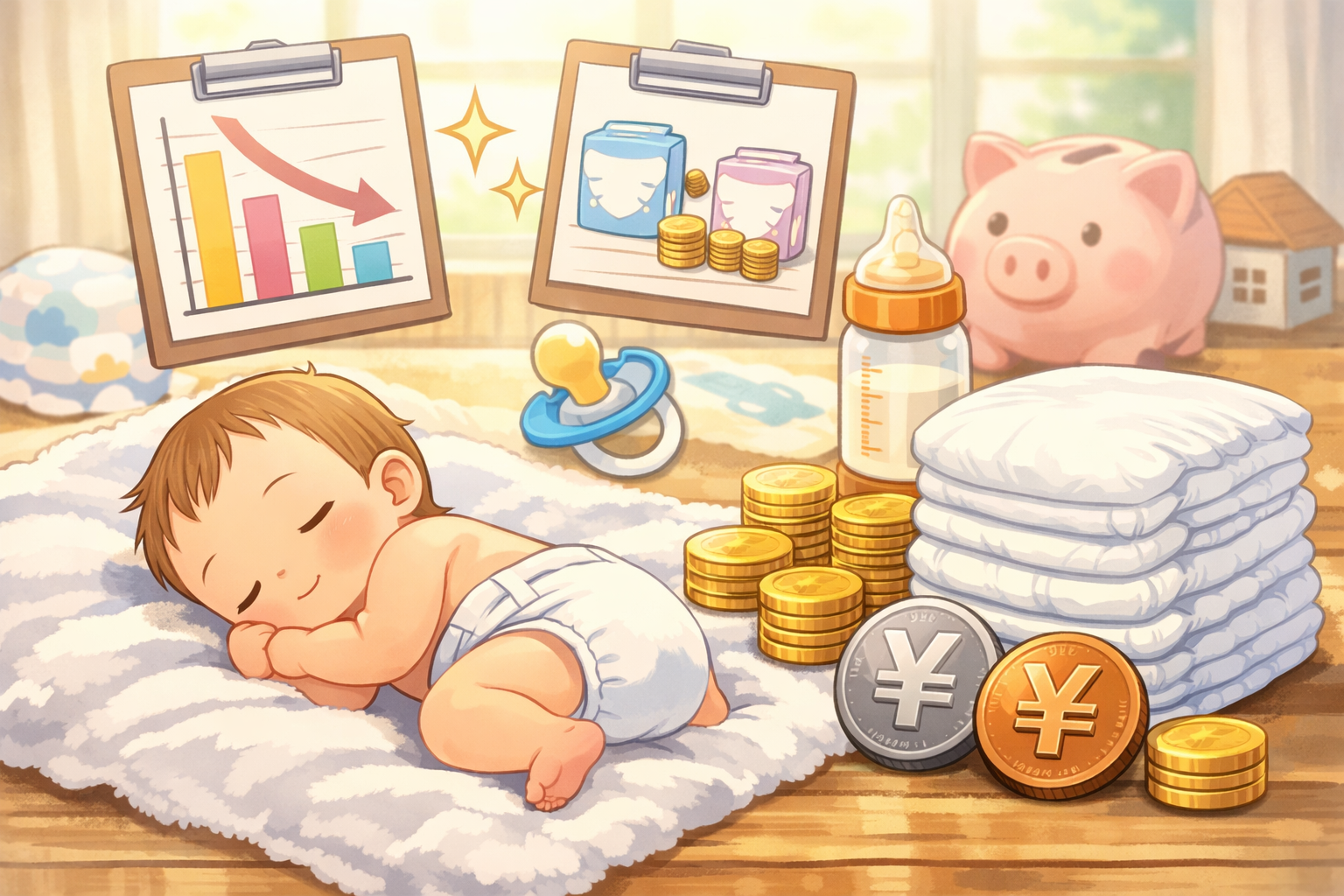 新生児おむつのおすすめをコスパで比較！1枚12円台から選ぶ賢い購入術