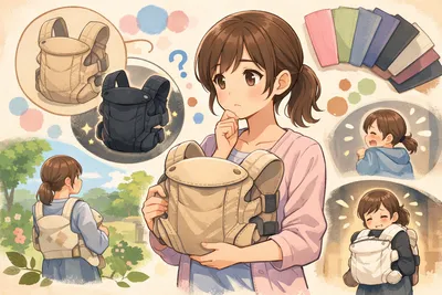 抱っこ紐の色選びで後悔しない！おすすめカラーと失敗例を徹底解説