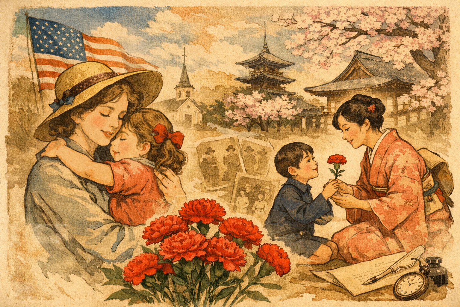 母の日の起源って知ってる？感動の歴史から日本に伝わった経緯まで解説！