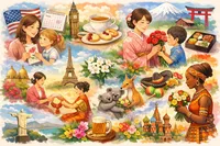 母の日は世界で違いがある？日付や花など各国の特徴を10カ国紹介！