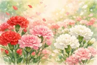 母の日のカーネーションの花言葉は色で違う？赤やピンク、白など色別の意味を解説！