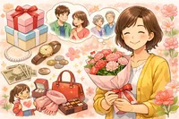 母の日のプレゼント相場はいくら？年代別の予算や選び方を徹底解説！