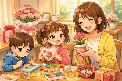 母の日に子どもと手作りプレゼント！簡単アイデアで感謝の気持ちを届けよう
