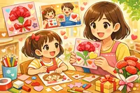 母の日の手作りカードが簡単に作れる？子どもと一緒に楽しむアイデア集！
