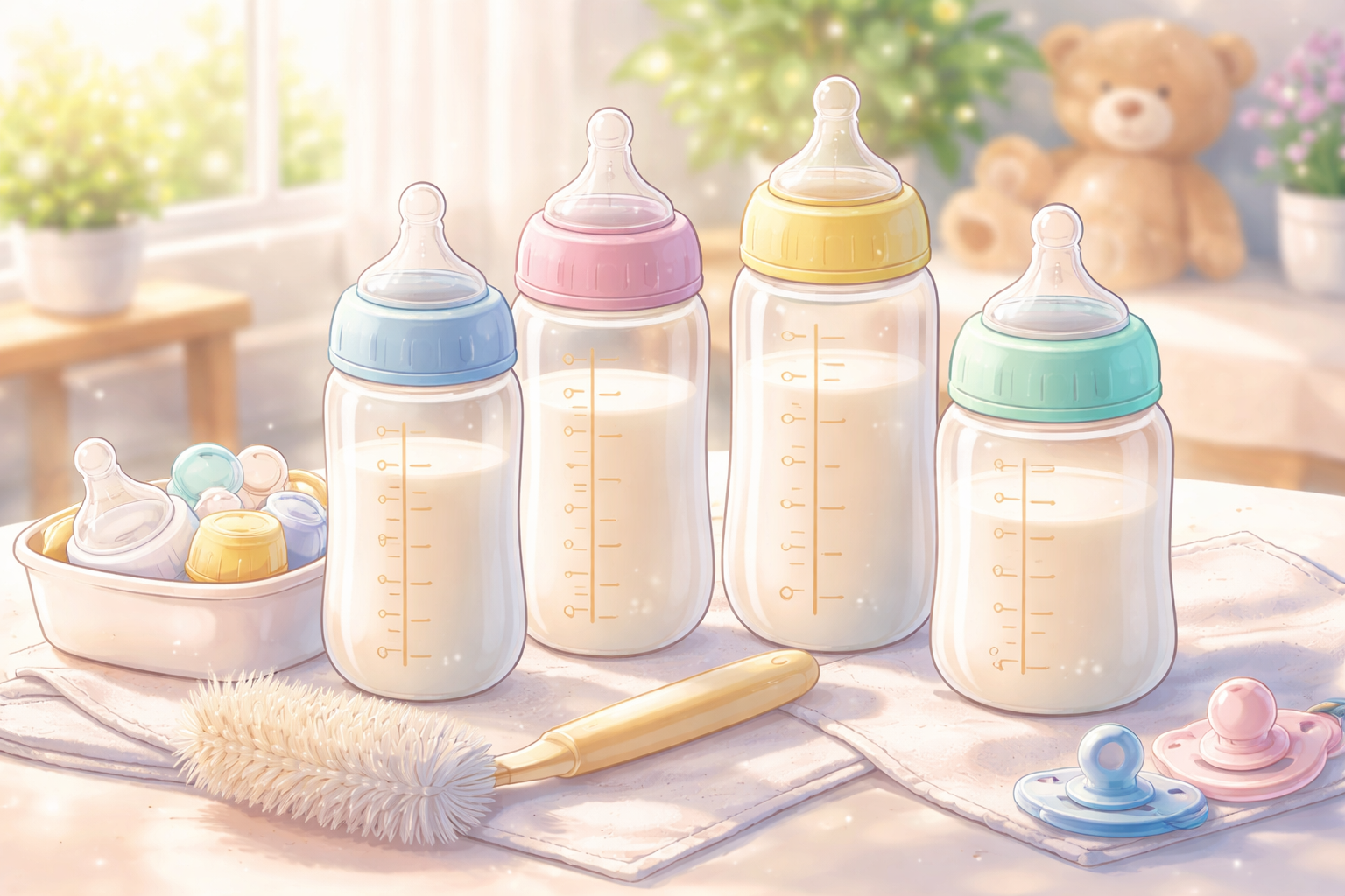 なぜ複数本必要なの？新生児の授乳回数と洗浄時間がポイント